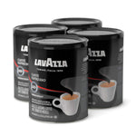 Lavazza Caffe Espresso Ground Coffee Blend, Medium Roast, 8-Ounce Cans, 2 Pack