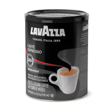 Lavazza Caffe Espresso Ground Coffee Blend, Medium Roast, 8-Ounce Cans, 2 Pack