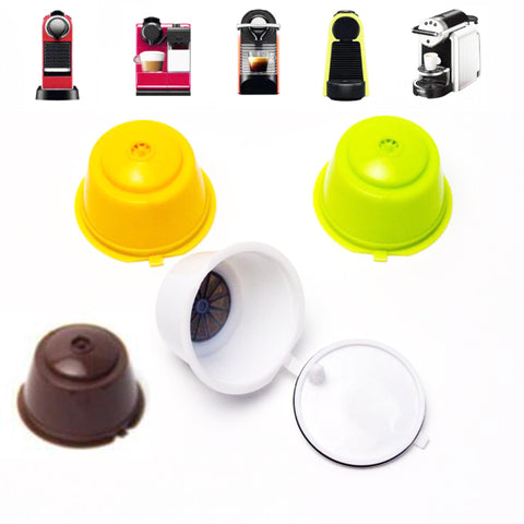 30pcs Dolce Gusto Plsatic Refillable Coffee Capsule 200 Times Reusable Compatible capsulas de caf dulce gusto coffee filter