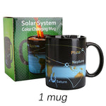 Creative Ceramic Mug Color Changing Mug Heat Revealing Coffee Cup Friends Gift Student Breakfast Cup Star Solar System Mug