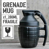 Creative Grenade with Cap Mug Office Grenade Ceramic Coffee Cup Couple Weird Water Cup