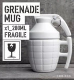 Creative Grenade with Cap Mug Office Grenade Ceramic Coffee Cup Couple Weird Water Cup