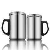 Practical Double Walled Stainless Steel Travel Mug Lid Thermal Insulated Water Cup Bottle Coffee Water Tea Cup Camping Travel