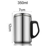 Practical Double Walled Stainless Steel Travel Mug Lid Thermal Insulated Water Cup Bottle Coffee Water Tea Cup Camping Travel