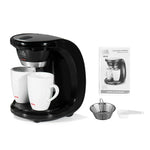 450W Auto Dual Cup Coffee Machine Electric Drip Coffee Maker