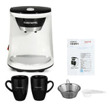 450W Auto Dual Cup Coffee Machine Electric Drip Coffee Maker