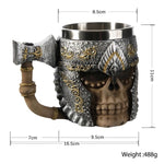 1Pcs 3D Axe ePacket Handle Viking Warrior 450ML