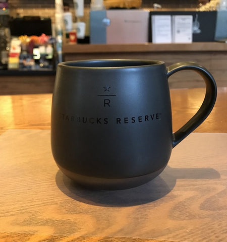 Black Brand Mug With Cover And Spoon 16oz 12oz